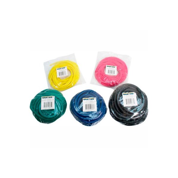 Fabrication Enterprises CanDo Low Powder Exercise Tubing, 25'/Bag, 5 Color Set 1322087 - main